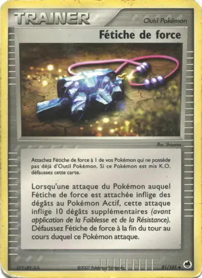 Image de la carte Pokemon Fétiche de force 81/101