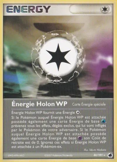 Image de la carte Pokemon Énergie Holon WP 86/101