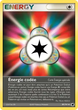 &Eacute;nergie cod&eacute;e 89/101