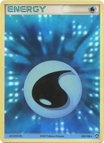 Image de la carte Pokemon Énergie Eau 105/108