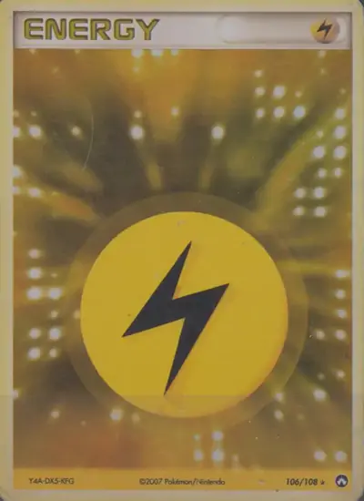 Image de la carte Pokemon Énergie Électrique 106/108