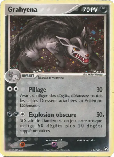 Image de la carte Pokemon Grahyena 18/108