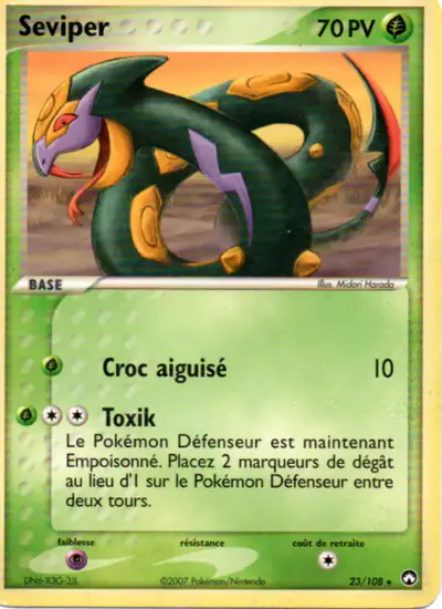 Image de la carte Pokemon Seviper 23/108