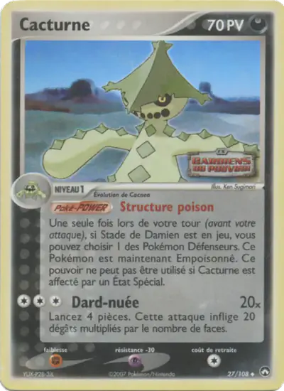 Image de la carte Pokemon Cacturne 27/108