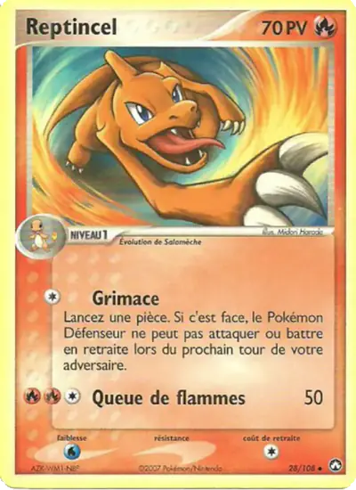 Image de la carte Pokemon Reptincel 28/108