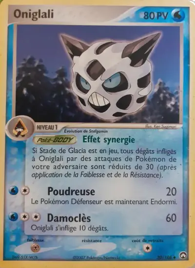 Image de la carte Pokemon Oniglali 30/108