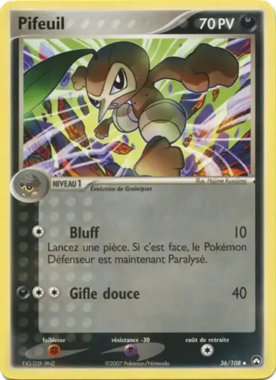 Image de la carte Pokemon Pifeuil 36/108
