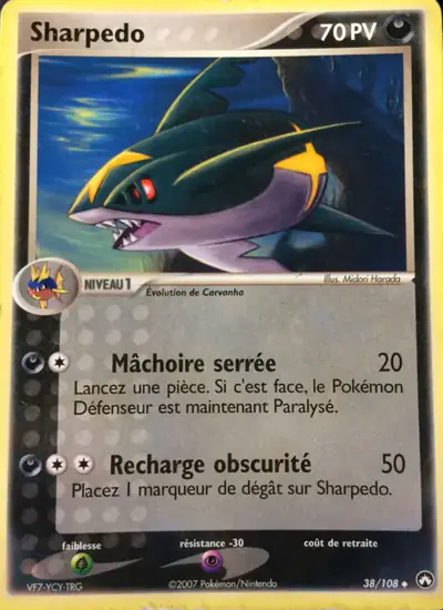 Image de la carte Pokemon Sharpedo 38/108