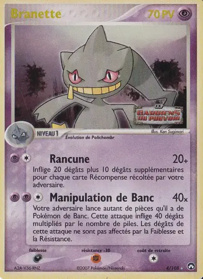 Image de la carte Pokemon Branette 4/108