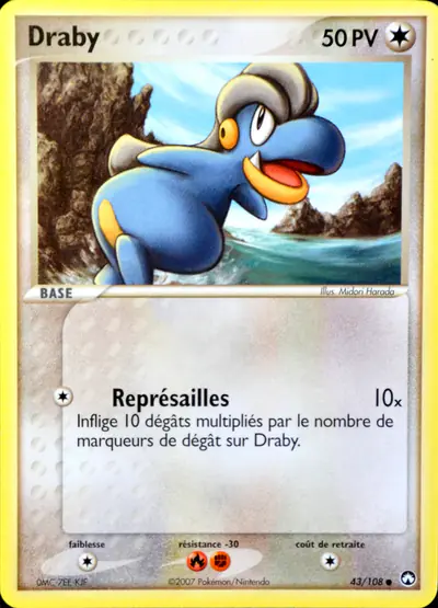 Image de la carte Pokemon Draby 43/108