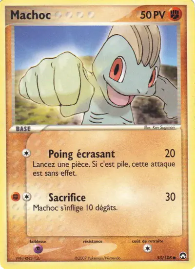Image de la carte Pokemon Machoc 53/108