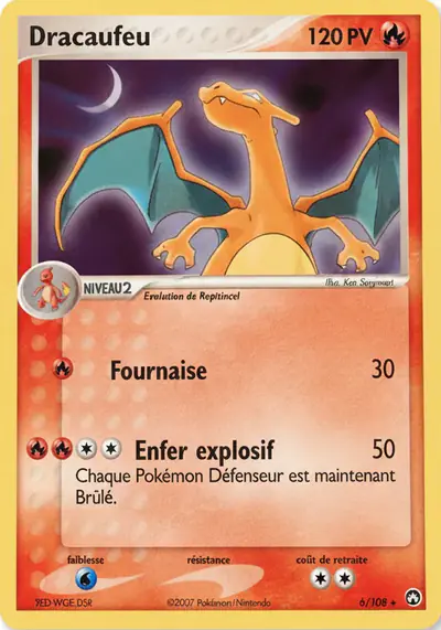 Image de la carte Pokemon Dracaufeu 6/108