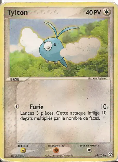 Image de la carte Pokemon Tylton 66/108