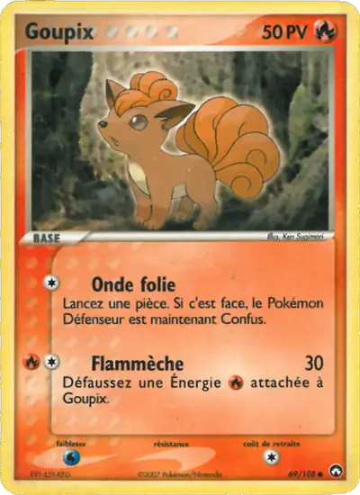 Image de la carte Pokemon Goupix 69/108