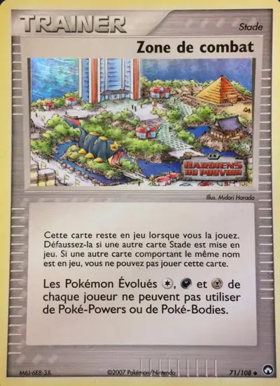 Image de la carte Pokemon Zone de combat 71/108