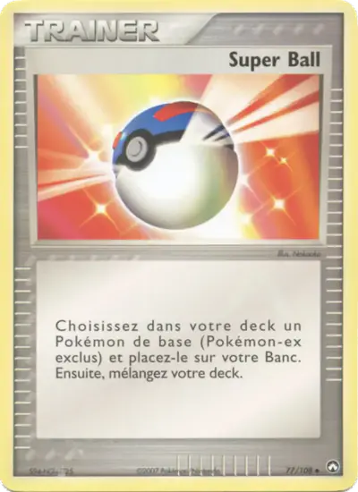 Image de la carte Pokemon Super Ball 77/108
