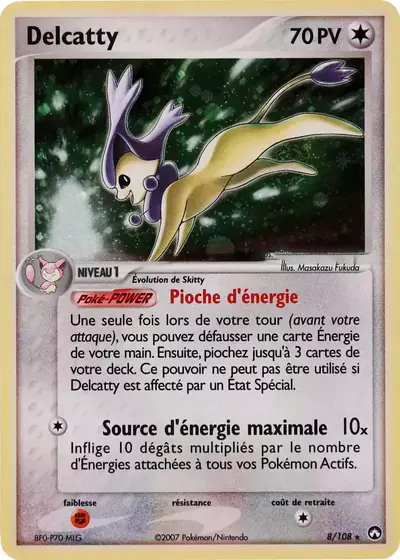 Image de la carte Pokemon Delcatty 8/108