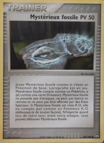 Image de la carte Pokemon Mystérieux fossile 85/108