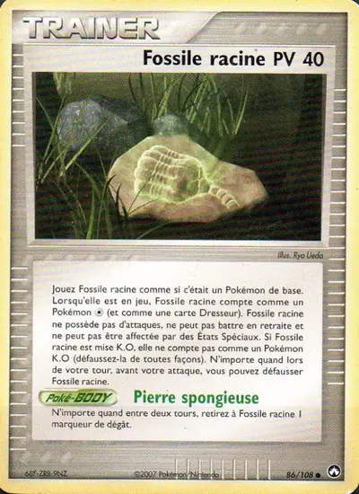 Image de la carte Pokemon Fossile racine 86/108