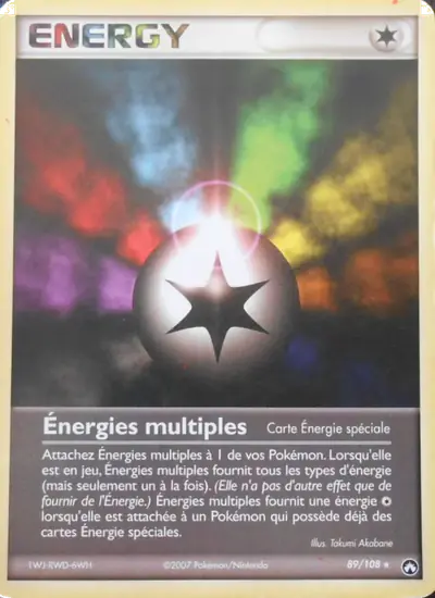 Image de la carte Pokemon Énergies multiples 89/108