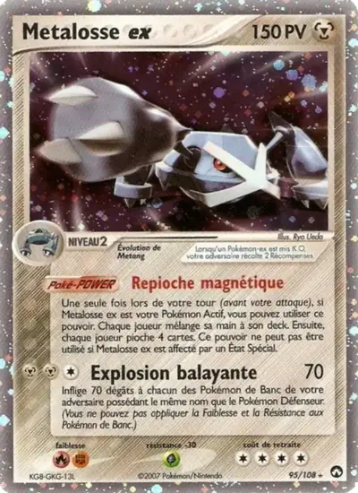 Image de la carte Pokemon Metalosse ex 95/108