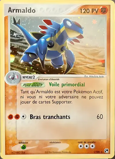 Image de la carte Pokemon Armaldo 1/100
