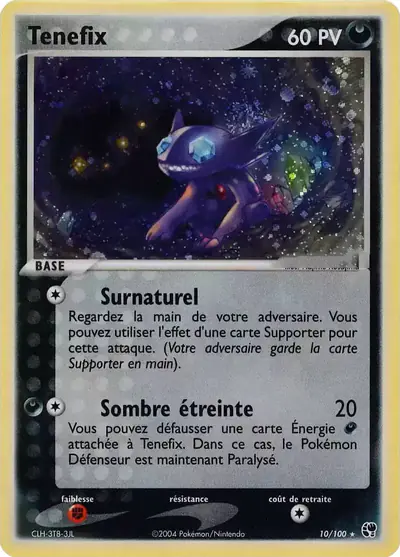 Image de la carte Pokemon Tenefix 10/100