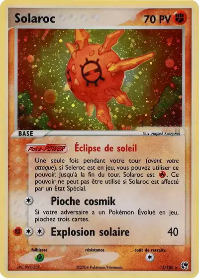 Image de la carte Pokemon Solaroc 13/100