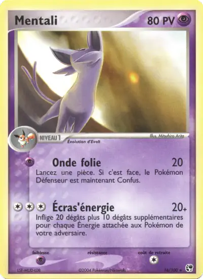 Image de la carte Pokemon Mentali 16/100