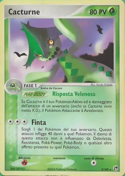 Image de la carte Pokemon Cacturne 2/100