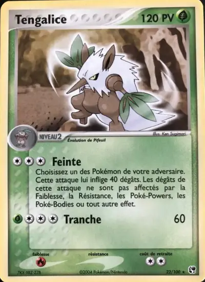 Image de la carte Pokemon Tengalice 22/100