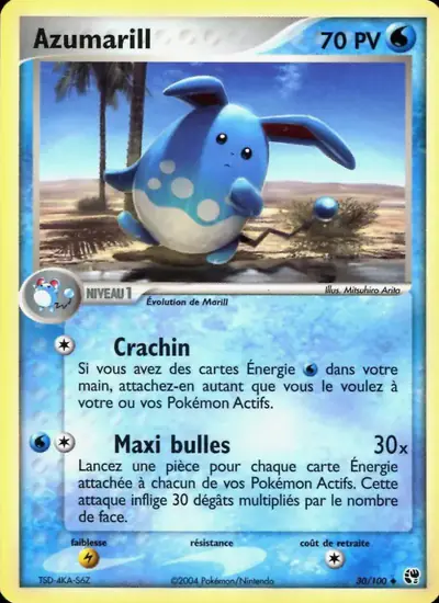 Image de la carte Pokemon Azumarill 30/100