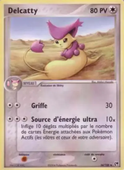 Image de la carte Pokemon Delcatty 34/100