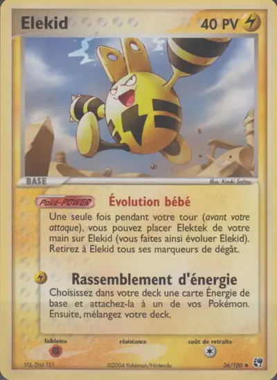 Image de la carte Pokemon Elekid 36/100