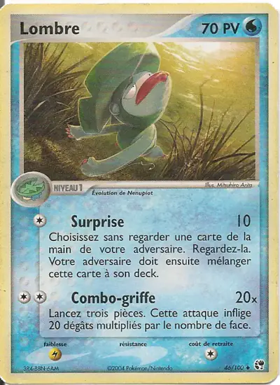Image de la carte Pokemon Lombre 46/100