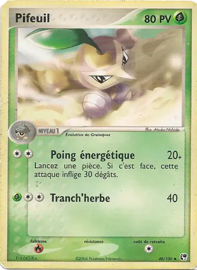 Image de la carte Pokemon Pifeuil 48/100