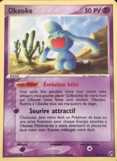 Image de la carte Pokemon Okeoke 54/100