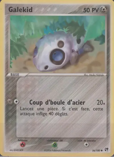 Image de la carte Pokemon Galekid 56/100