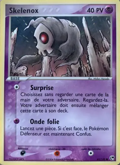 Image de la carte Pokemon Skelénox 61/100