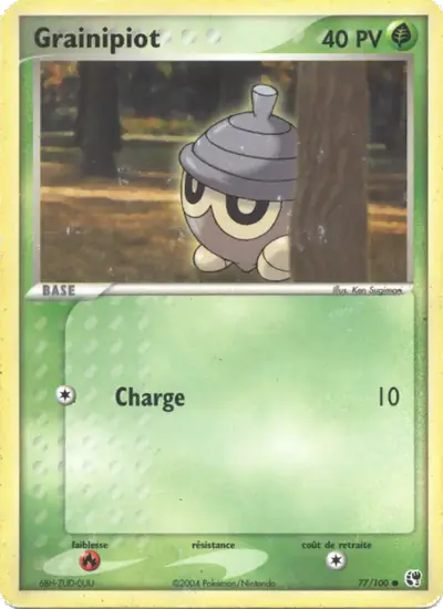 Image de la carte Pokemon Grainipiot 77/100