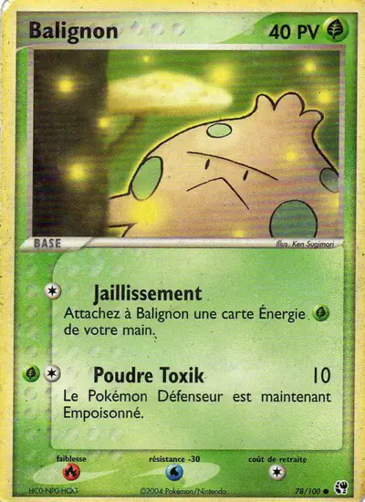 Image de la carte Pokemon Balignon 78/100
