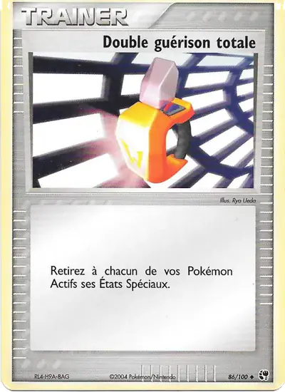 Image de la carte Pokemon Double guérison totale 86/100