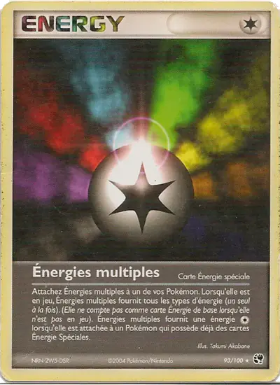 Image de la carte Pokemon Énergies multiples 93/100