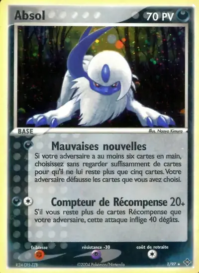 Image de la carte Pokemon Absol 1/97