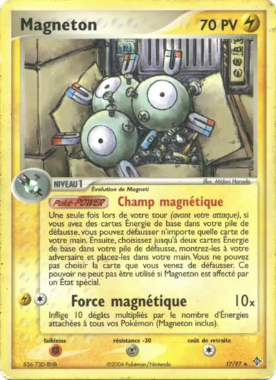 Image de la carte Pokemon Magnéton 17/97