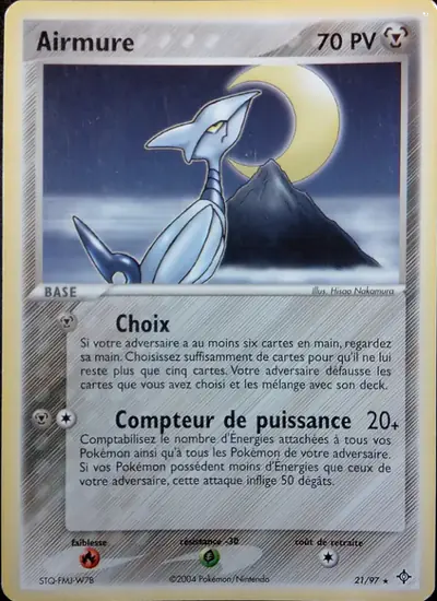 Image de la carte Pokemon Airmure 21/97