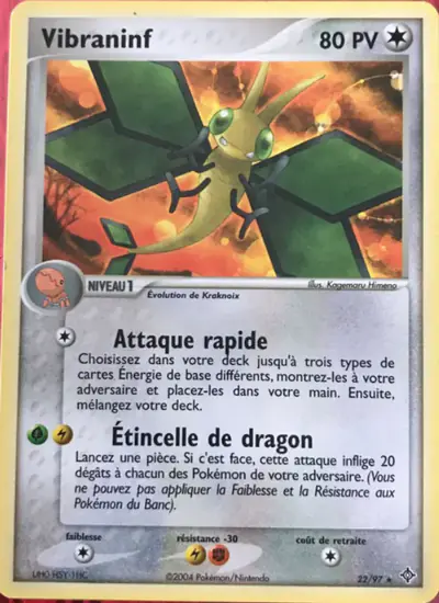 Image de la carte Pokemon Vibraninf 22/97