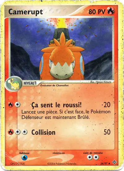 Image de la carte Pokemon Camerupt 24/97