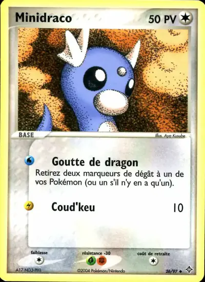 Image de la carte Pokemon Minidraco 26/97