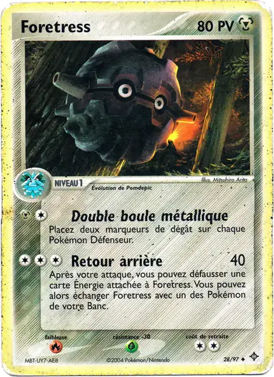 Image de la carte Pokemon Foretress 28/97